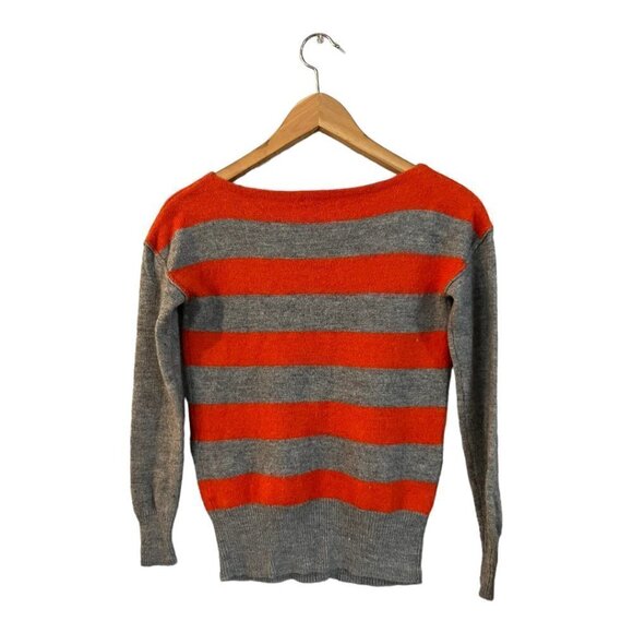 J Crew Wool Alpaca Stripe Sweater Women's Size XS Extra Small Long Sleeves - Picture 3 of 6